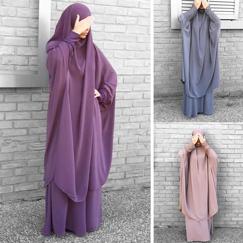 Мусульманское женское Молитвенное платье Niquab, длинный шарф, химар хиджаб, ислам, большая верхняя одежда, джилбаб, Рамадан, арабский, Ближний ...