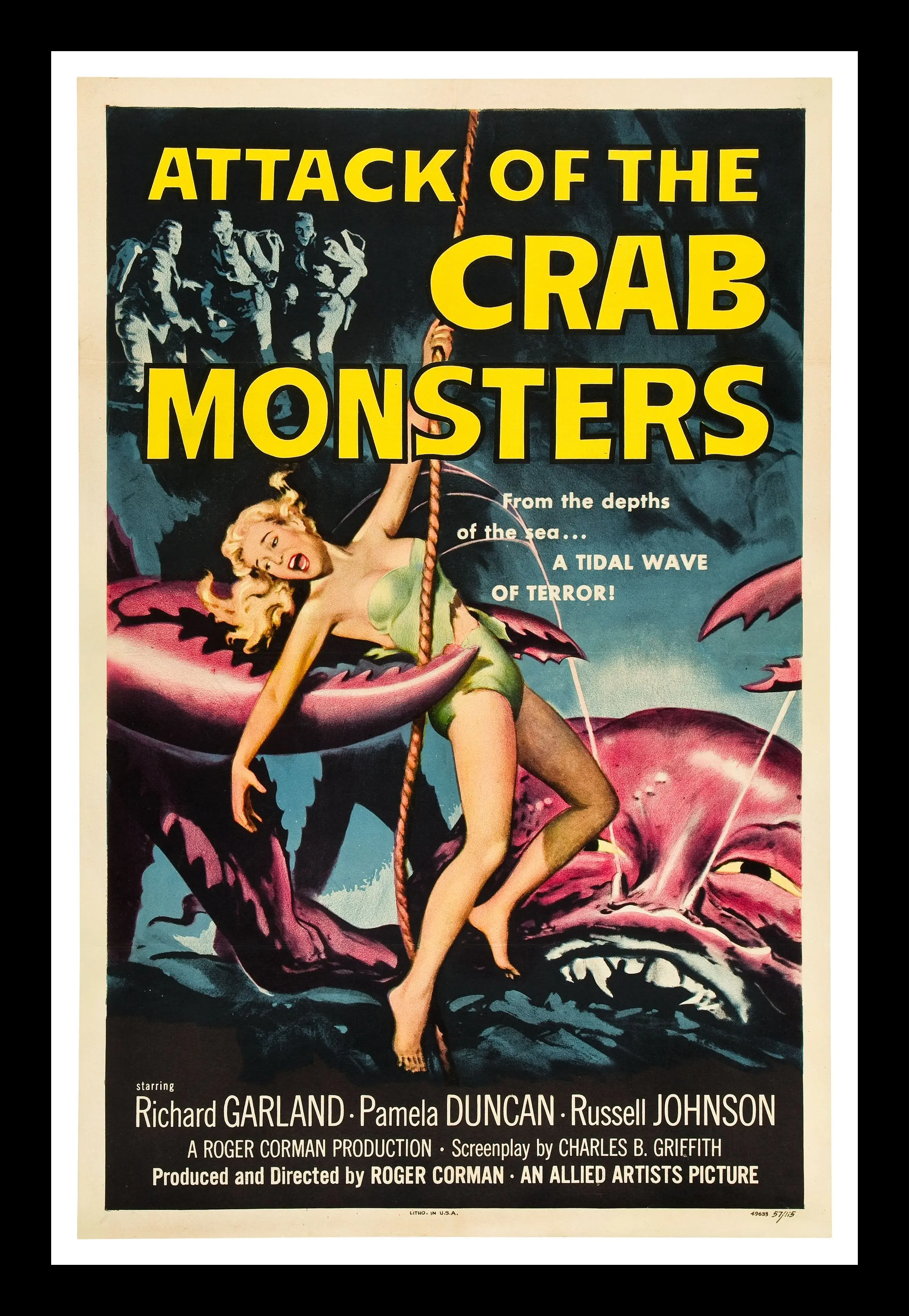 

400X300MM Attack-of-the-Crab-Monsters-Roger-Corman-1957 jumbo fridge magnet SFM-0132