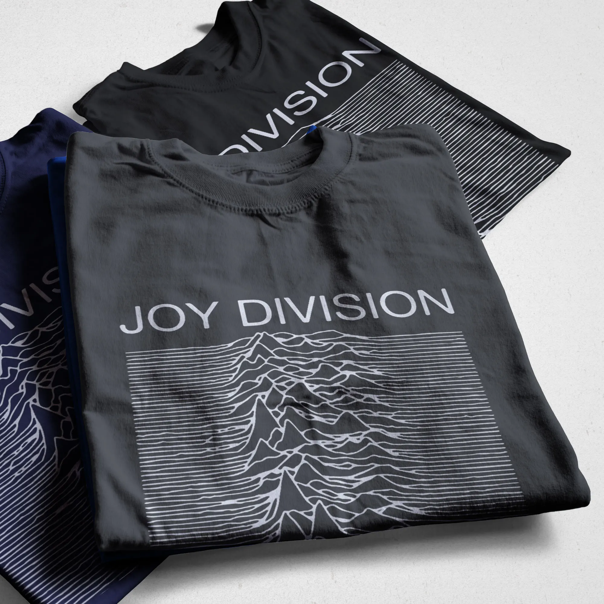 Космическая струна 100% хлопок Летние мужские футболки Joy Division неизвестное