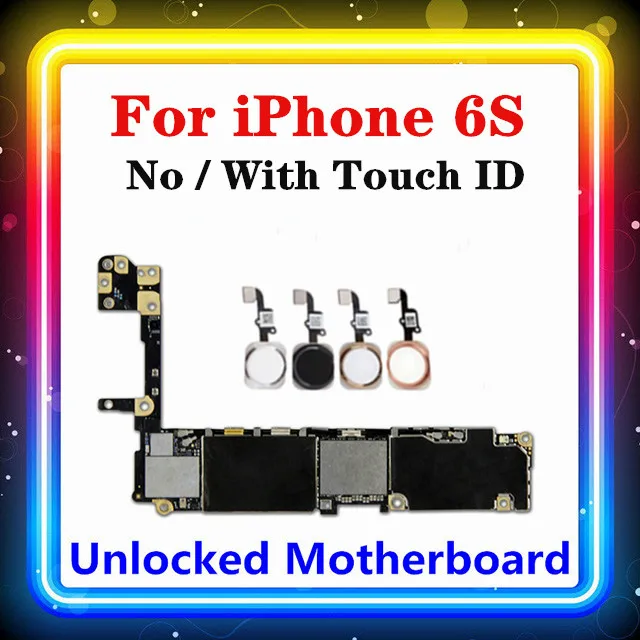 Для Iphone 6S материнская плата с/No Touch ID No Test OK для 16G 32G 64G 128G|Антенны мобильных