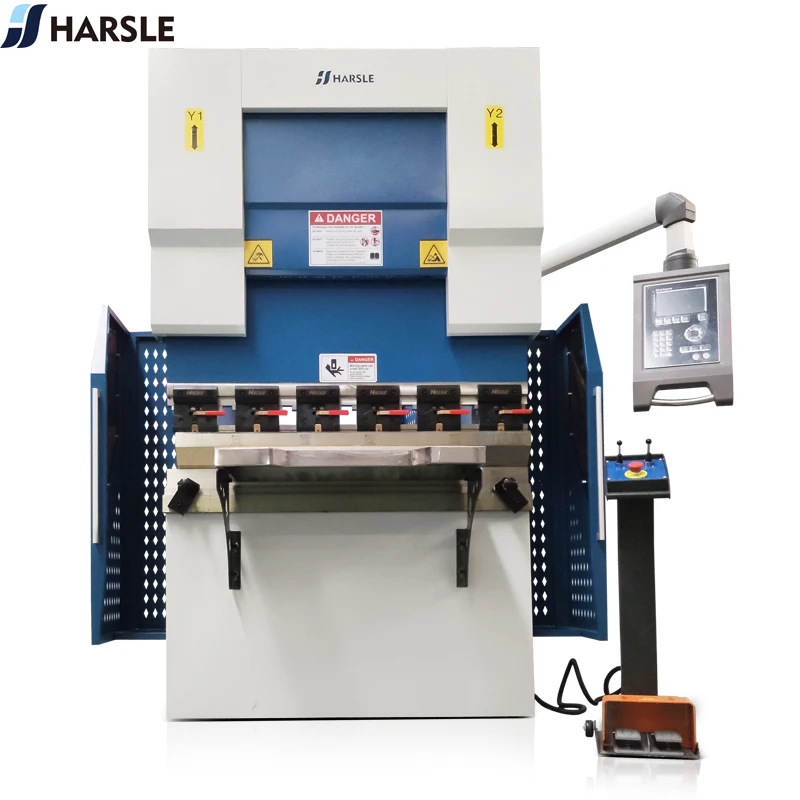 40т DA 52S электро гидравлический гибочный станок с ЧПУ станки Пресс стоп сигнал для