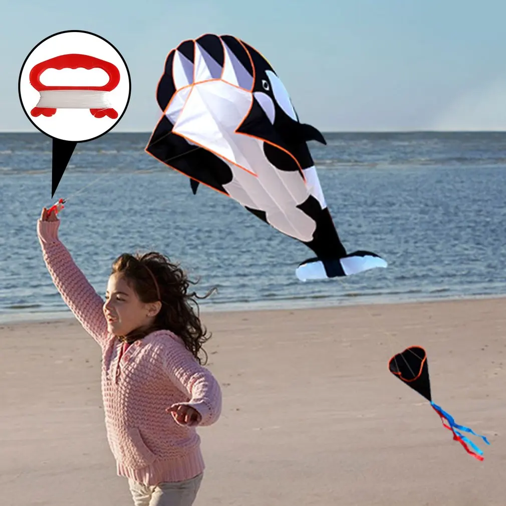 

Rainbow Color Parrot Kite With String Plastic Handle Family Fun Outdoor Quality Toys Kites High Flying For Children Sports J1T1