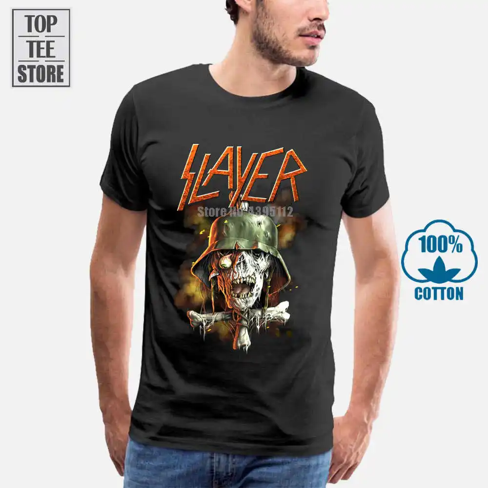 Футболка Slayer Soldier Cross V2 рубашка из тяжелого металла Размеры S M L Xl|heavy metal t shirt|metal shirtt