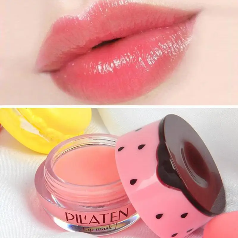 

Lip Makeup Care lip balm Nourishing Lipstick base Fades anti-chapped and lips night lip Mask Moisturizing good lines V9R5