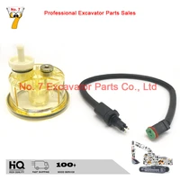 pc200 8 pc350 8 oil water separator sensor 600 311 3720 600 311 3721 3722 fuel filter sensor for komatsu excavator pc160 pc190