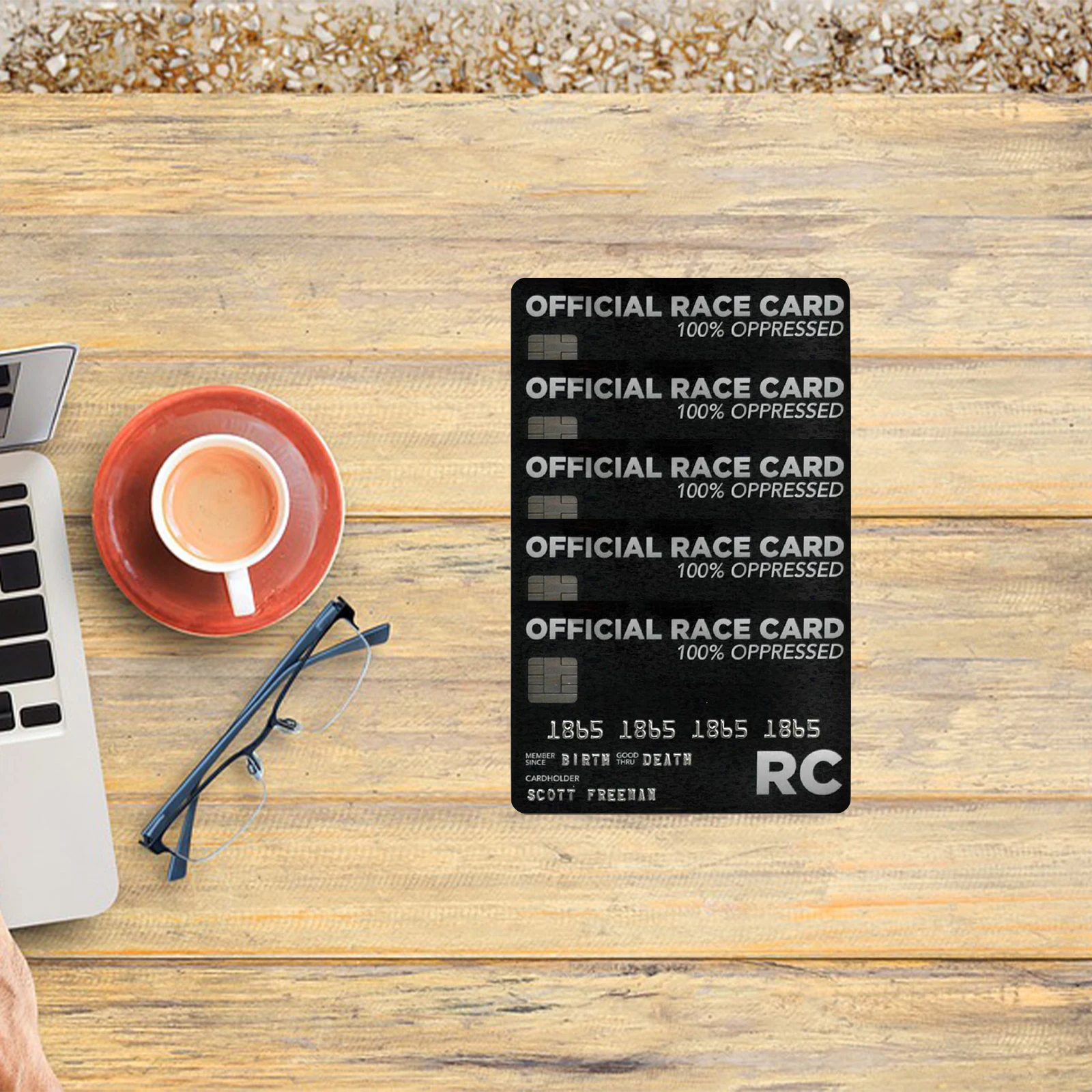 White And Black Privilege Card Trumps Everything Credit Wallet Insert Gift VIP | Дом и сад