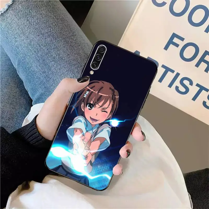 

Anime A Certain Scientific Railgun Phone Case For Samsung galaxy A S note 10 7 8 9 20 30 31 40 50 51 70 71 21 s ultra plus