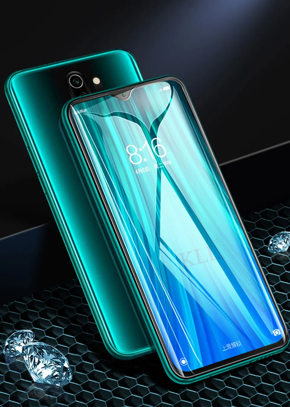 2 шт 2.5D полный Чехол, анти-синий светильник, закаленное стекло для Red mi Note 8 Pro 8 8A 7A Xiaomi mi 9 Pro 5G Lite Blask Shark 2 Pro mi A3