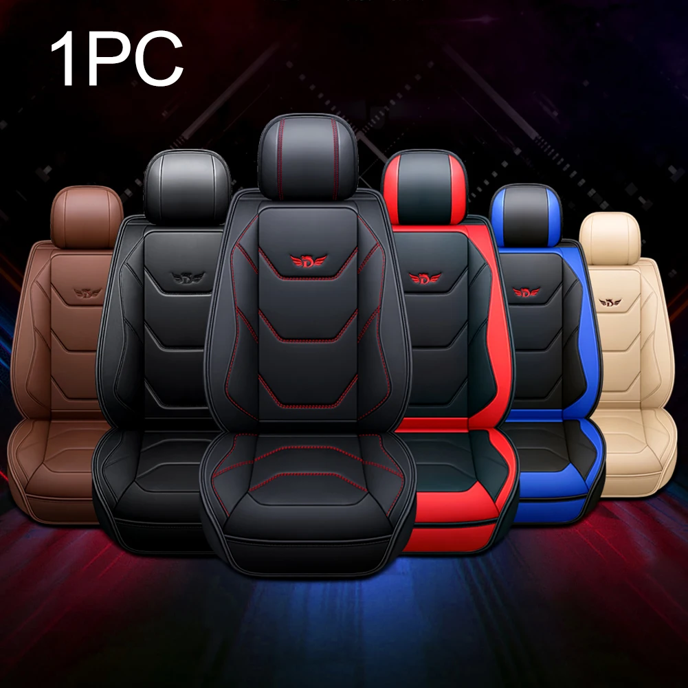 Универсальные чехлы для сидений автомобиля из искусственной кожи коврик дышащая