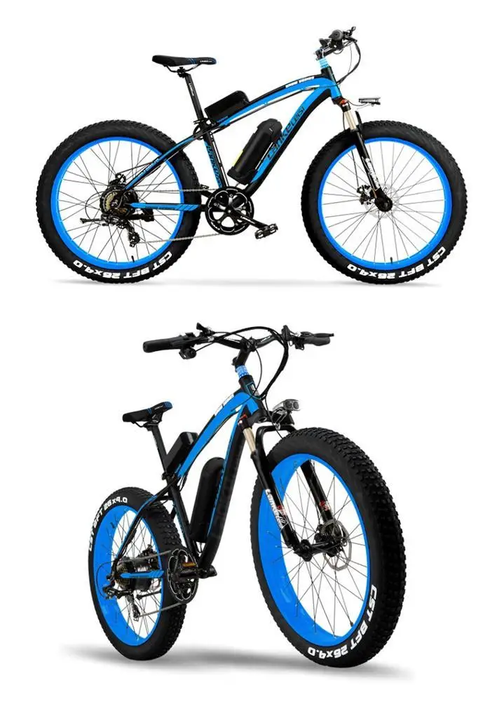 

XF4000 LANKELEISI 26 inch Electric Mountain Bike/ fat tire electric bike 1000w Strong Power 48V 16AH Panasoni'c Battery