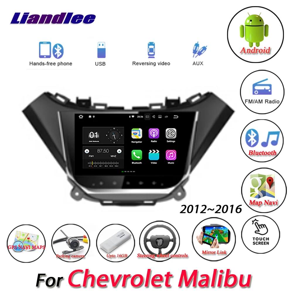 comprar Liandlee Carro Android 7.1 Para Chevrolet Malibu 2012 Stereo 2016 Estéreo Rádio Viedo Câmera Bt Gps Navi Mapa Tela De Navegação Multimídia