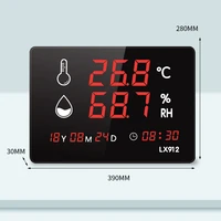 thermometer outdoor with wall mounted alarm clock temperature sensor with probe for wine cellar