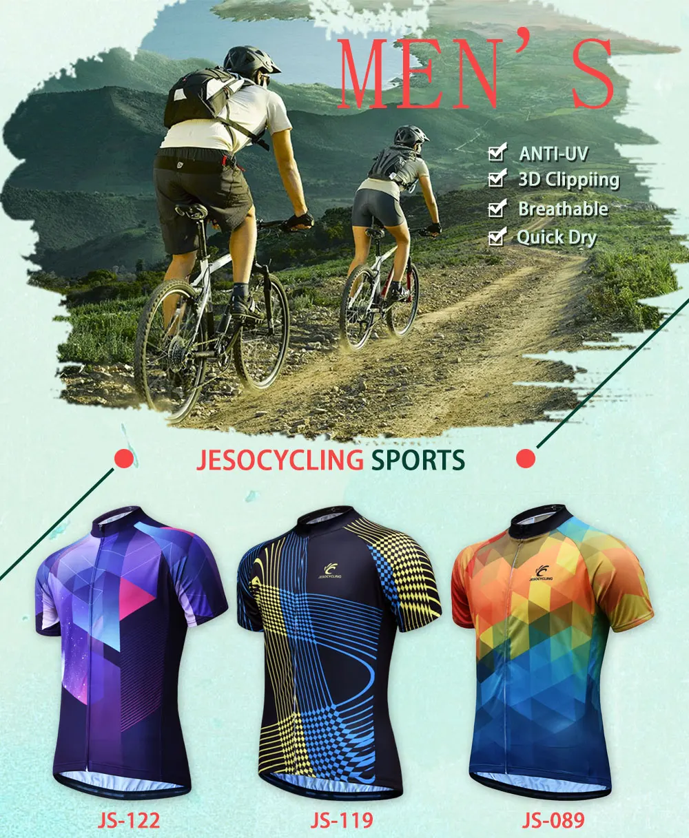Велоспорт Джерси Мужская MTB футболка для езды на велосипеде Maillot Ciclismo с коротким рукавом Pro Team велосипедная одежда Велоспорт Jeso Велоспорт