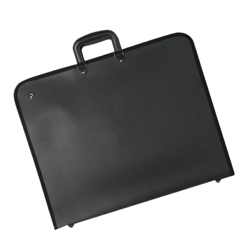 Portable Black Design Portfolio Waterproof Case Artwork Painting Folder Bag | Дом и сад