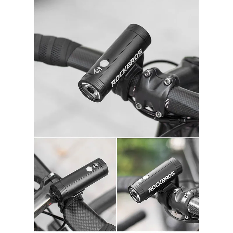 Велосипесветильник фара ROCKBROS передсветильник для велосипеда 400/800 люмен USB 2000/4000