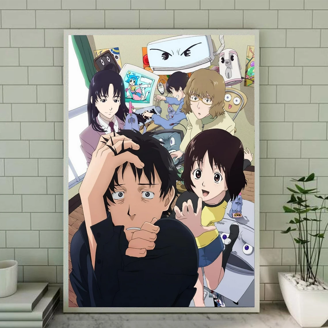 

Welcome To The N-H-K Anime Poster Japanese Anime Movie Canvas Poster Prints Home Decoration Painting ( No Frame )