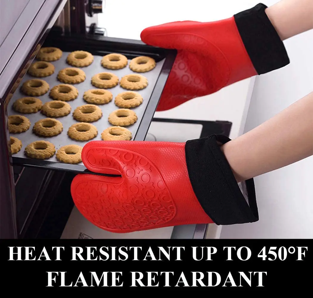 Новая силиконовая перчатка кухонная для духовки держатели кастрюль