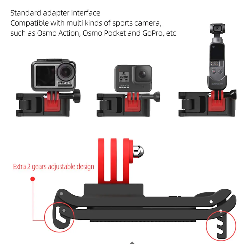 camera clip quick release backpack clip holster hanger quick strap waist belt buckle button for dji action 2 gopro accessories free global shipping