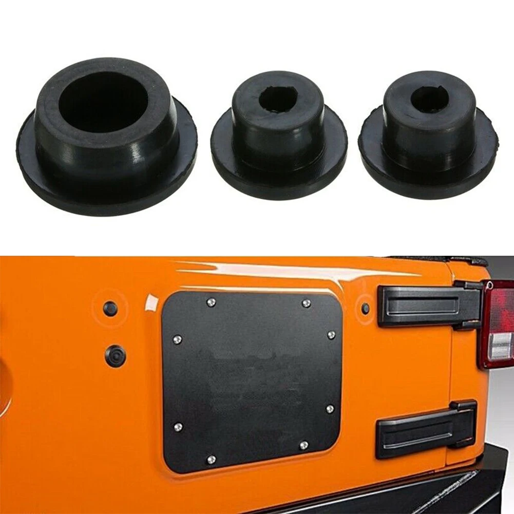 Auto Rubber Accessories Spare Fitted Durable Replacement Rear Door Car Tailgate Plug Set Tramp Stamp for Jeep JK | Автомобили и