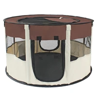 portable folding pet tent dog house cage for cat tent playpen puppy kennel easy operation fence outdoor big dogs house