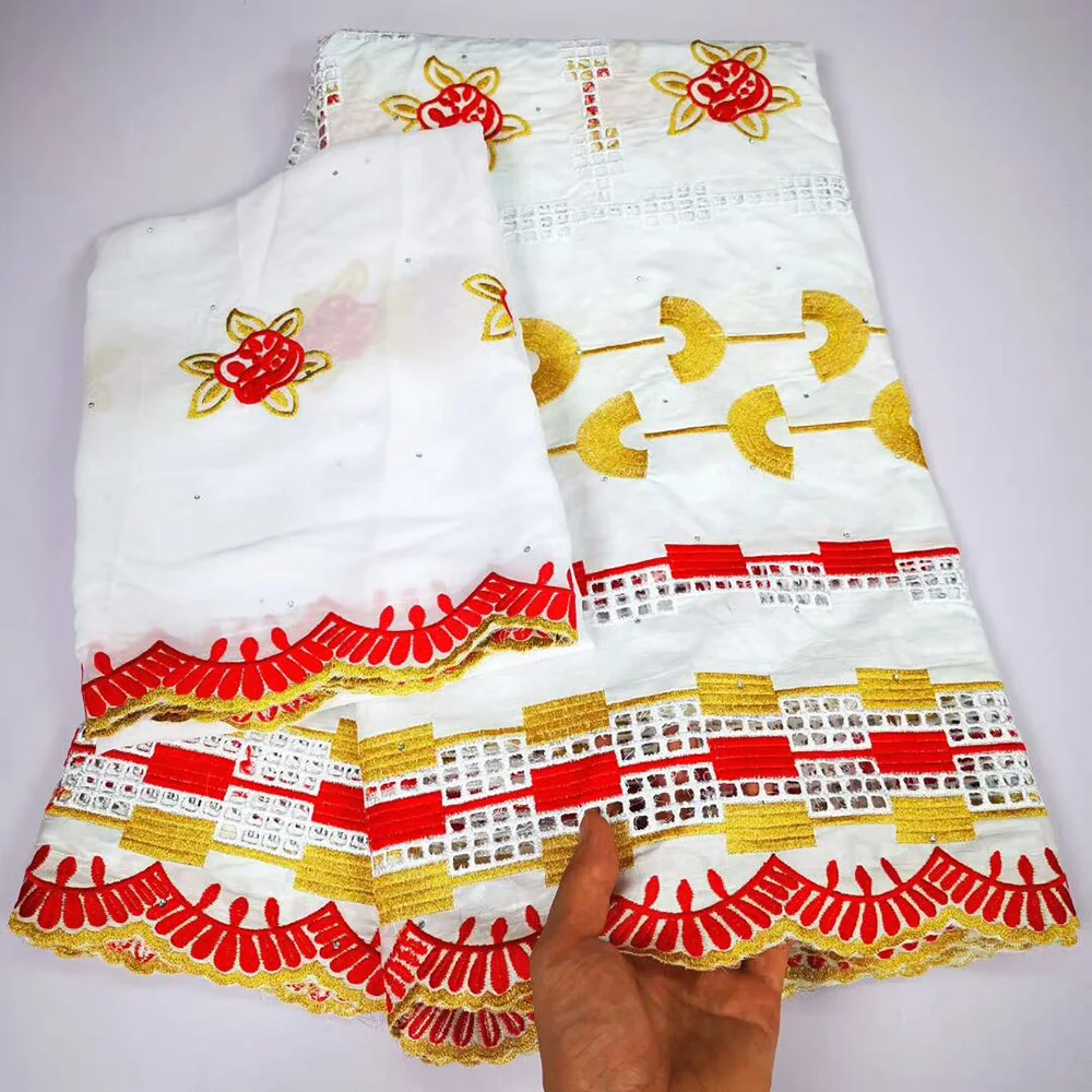 

Most popular Bazin riche lace beautiful golden-fushia color pattern YCX11 Hollowed out gray color Satin Fabric and Cotton Fabric