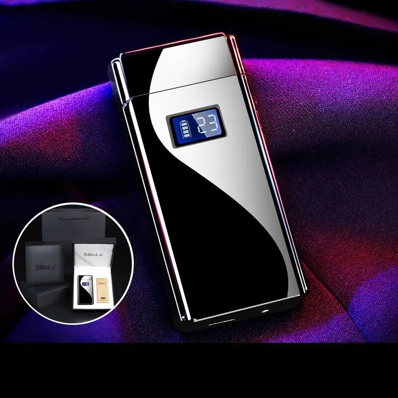 2020 двойной беспламенный сигаретный перезаряжаемый дуговой плазменный