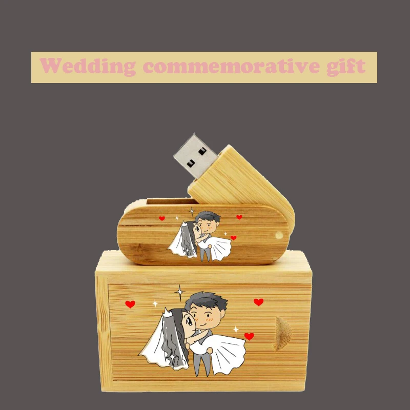 USB-флеш-накопитель JASTER деревянный корпус 4 ГБ 16 32 64 | Компьютеры и офис