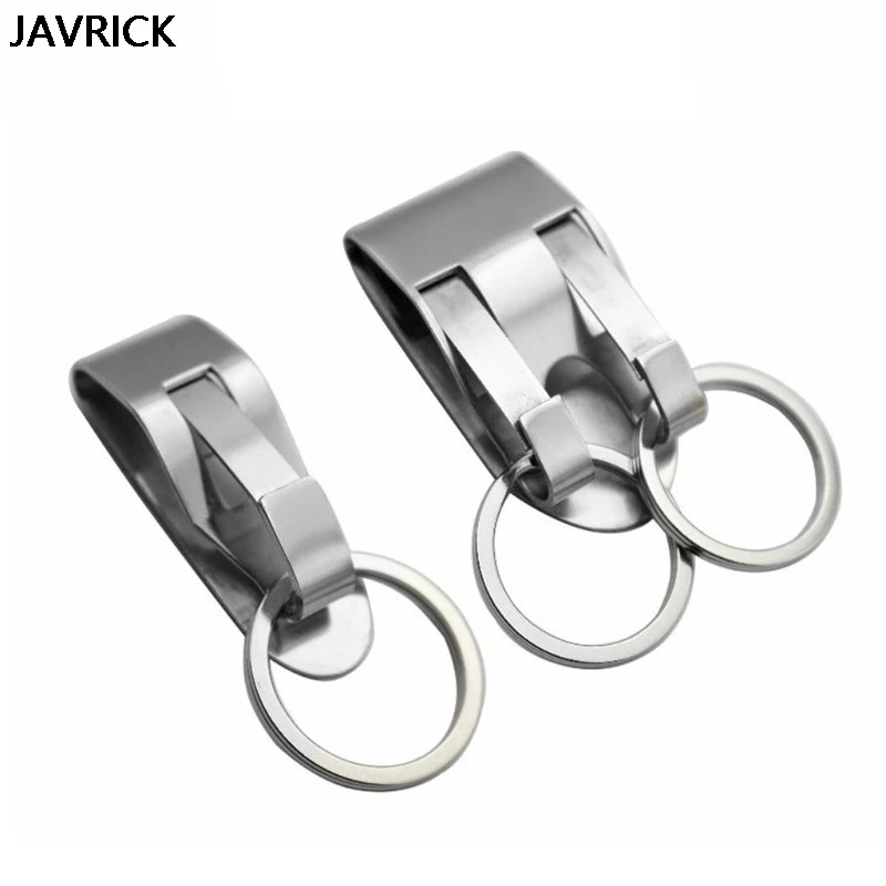 Мужской брелок из нержавеющей стали безопасный зажим на сверхмощный ремень для