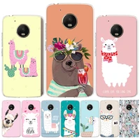 Lama Llama Alpacas Animal Phone Case For Motorola Play Plus G30 Power Capa Moto ONE Vision Fusion Cover