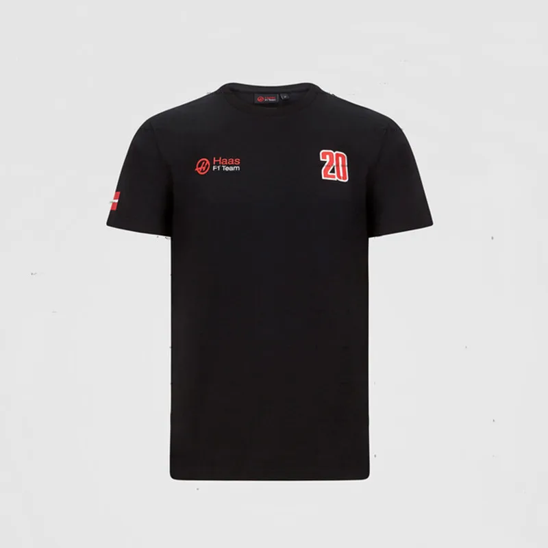 

2021 New Haas Team Summer Outdoor Round Neck T-shirt 3D Printing Men's Casual Sports Shirt Comfortable Breathable Short Sleeve