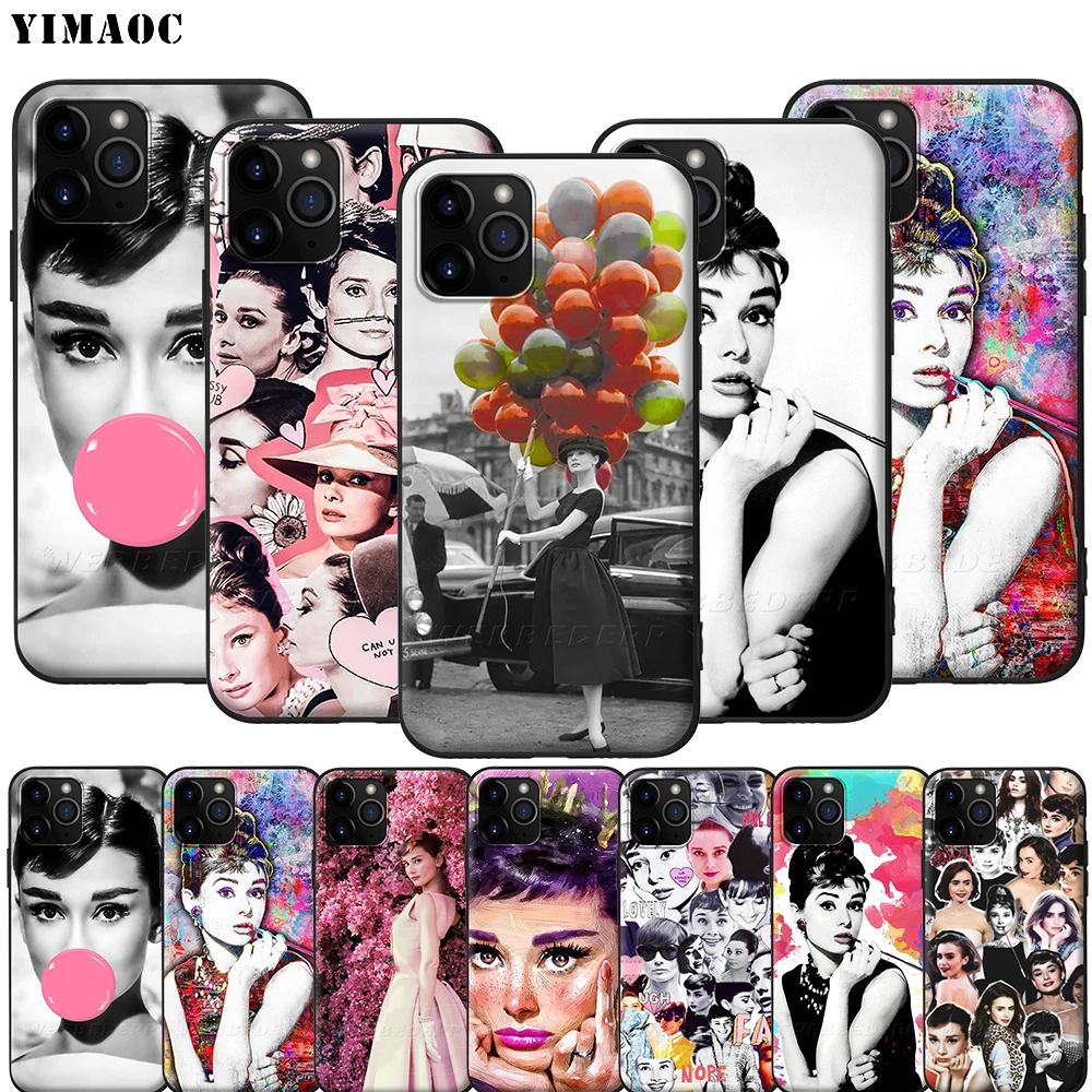 YIMAOC Одри Хепберн силиконовый мягкий чехол для iPhone 12 Mini 11 Pro XS Max XR X 8 7 6 6S Plus 5 5S SE |
