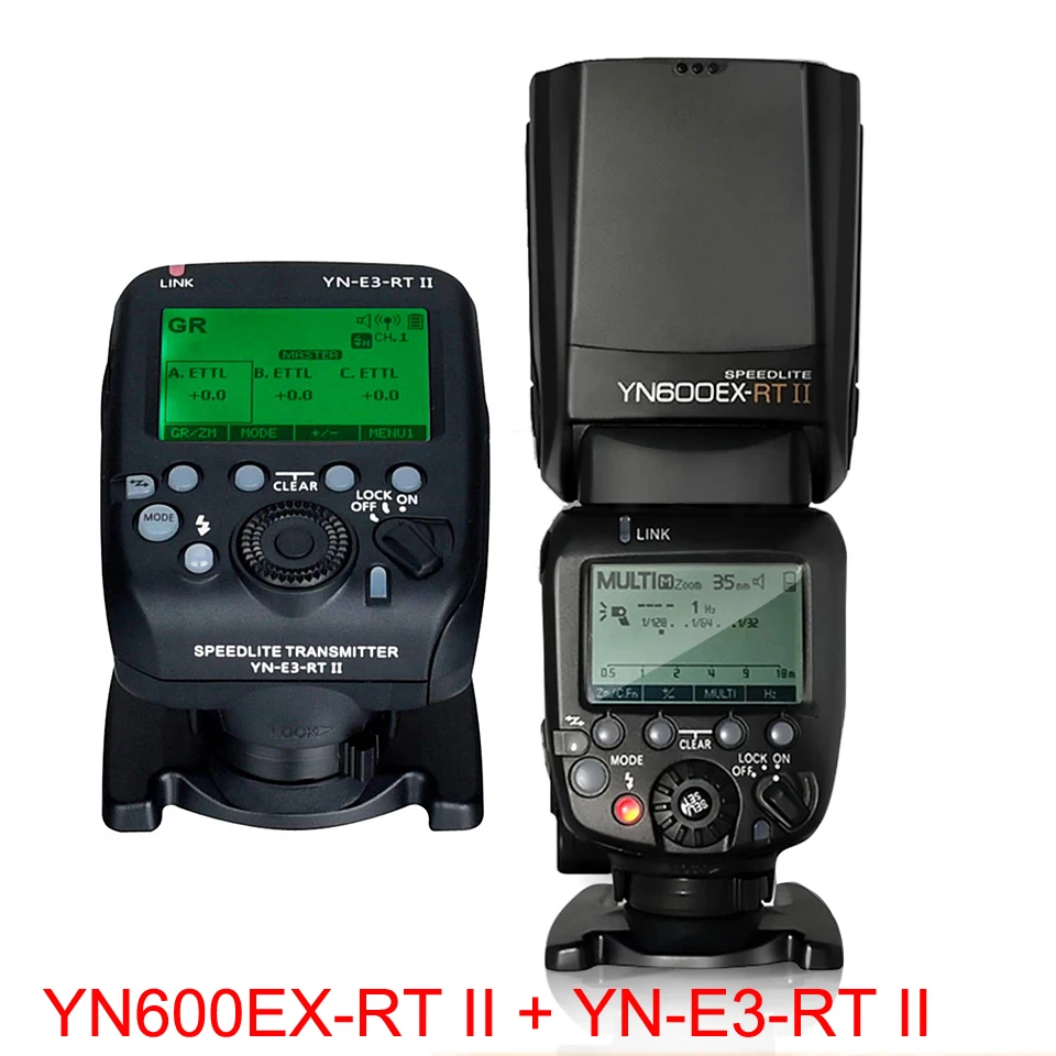 YN600RT add YN-E3-RT Светодиодная лампа для видеосъемки YONGNUO YN600EX-RT II ttl мастер Вспышка Speedlite для Canon Камера 2,4G Беспроводной 1/8000s HSS GN60 с YN-E3-RT II передатчик - Цвет: YN600RT add YN-E3-RT
