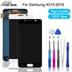 ЖК-дисплей PINZHENG для Samsung Galaxy A3, 2016 дюйма, TFT ЖК-дисплей, сенсорный экран, дигитайзер в сборе для Galaxy A310, SM-A310F, A310H, A310M