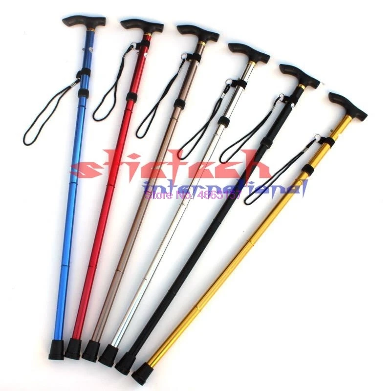 По dhl ИЛИ ems 50 шт. ходячие альпинизма трость Сверхлегкий складной Пеший Туризм
