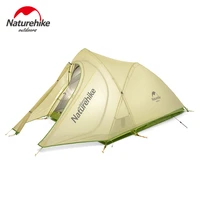naturehike camping tent ultralight 20d nylon 2 person tent waterproof outdoor hiking tent silicon coated backpacking tent