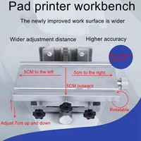 manual electro pneumatic pad printer worktable fine tuning lifting pad printer accessories movable printing table