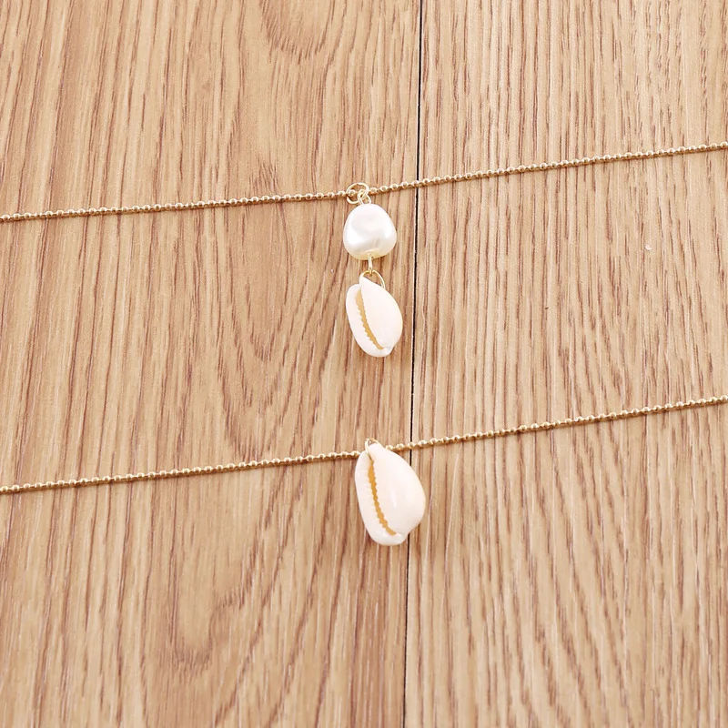 

Luokey Trendy Bohemian Clavicle Choker Collares Female Vintage Shell Cowrie Pendant Necklace For Women Jewelry Collier Wholesale