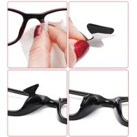 10 pairs eyeglasses sunglasses adhesive silicone non slip stick on nose pads