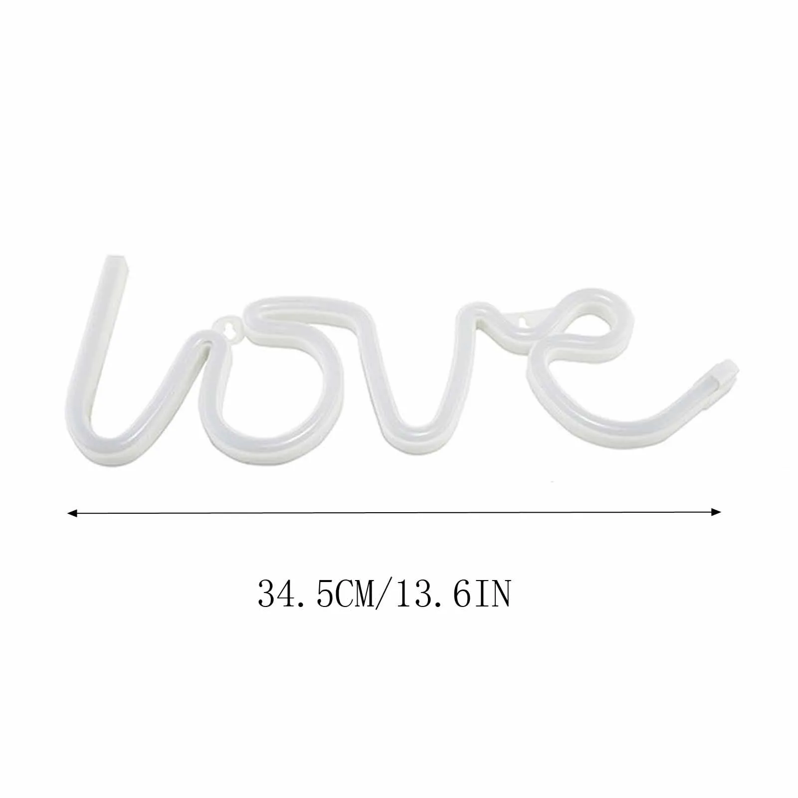 Led Neon Sign Light Valentine's Day Love Shape Night Lamp Wedding Party Decoration Home Gift Light#G | Лампы и освещение