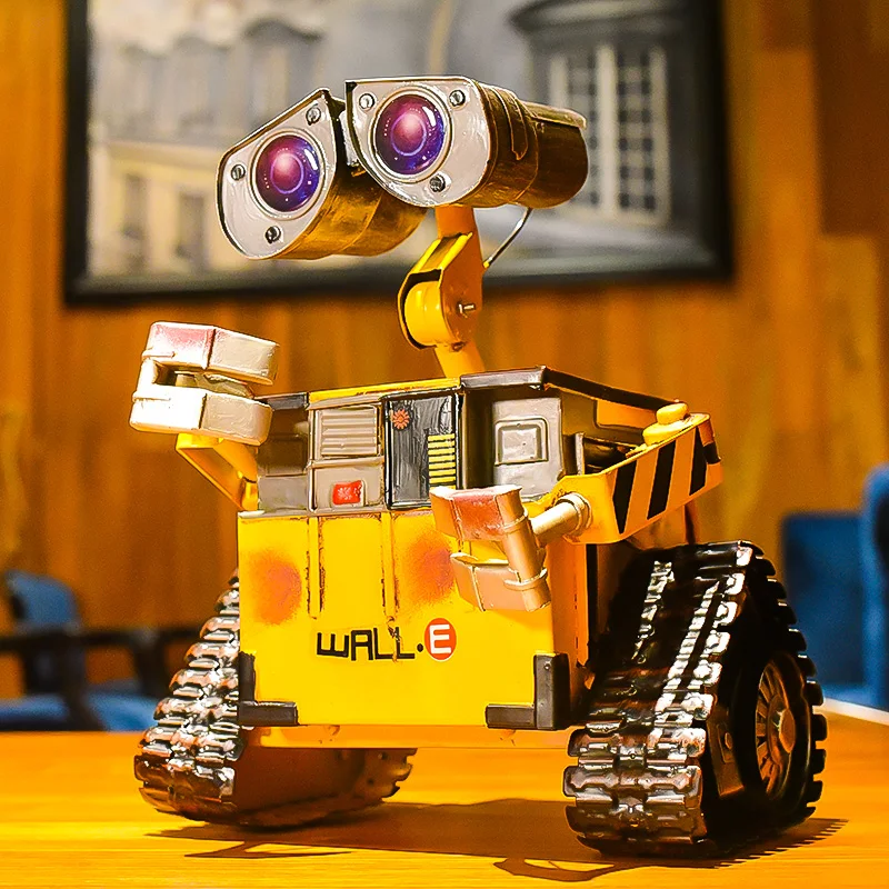 

Robot Waili Retro Iron Model Decorative Tissue Box Decoration Iron Creative Crafts Piggy Bank Gift