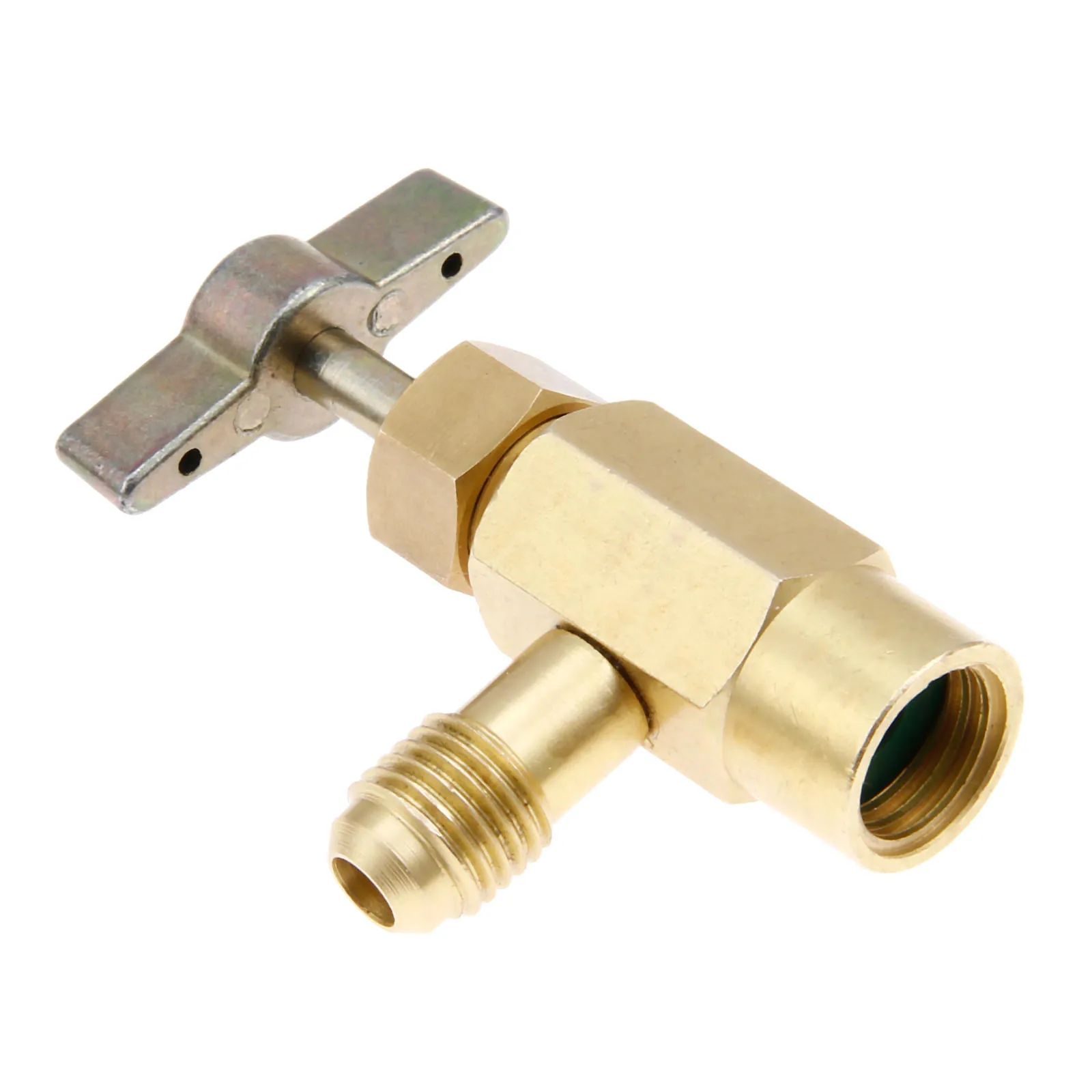 Yetaha 1/4 &quotРезьбовой Адаптер R-1234yf для R12 R22 шланговый клапан имеет 1/2&quot ACME LH