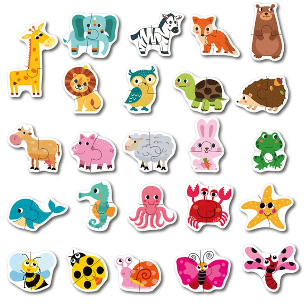 

Baby Wooden Matching Jigsaw Puzzle Toys Shape Cognition Board Children Kids Montessori Early Childhood Educational Cognitive Toy