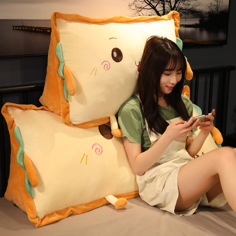120 см мягкая большая подушка для хлеба плюшевые игрушки милая треугольная
