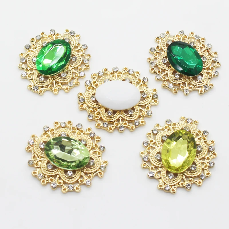 10 шт. двухрядные круглые жемчужные алмазные пуговицы 19 мм свадебные аксессуары