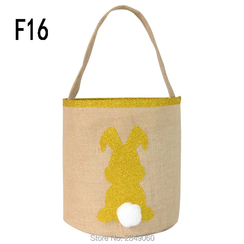 Оптовая продажа джутовое ведро с монограммой Пасхальная корзина сделай сам