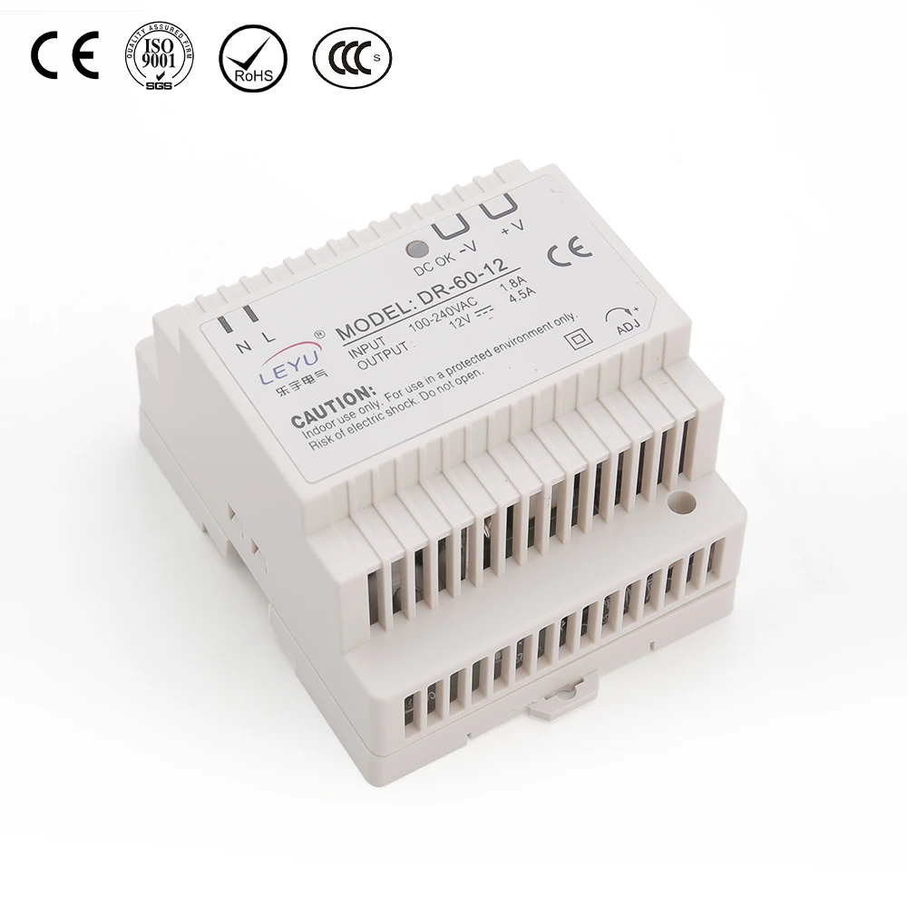 

AC DC din rail 12v 5 amp power supply