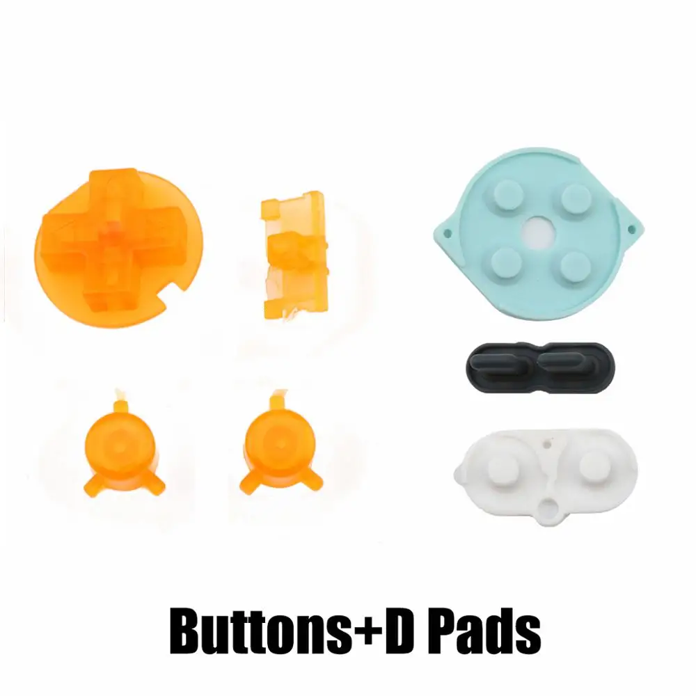 YuXi резиновый проводящий кнопки A B D pad для GameBoy Pocket GBP силиконовые запуска и выбора