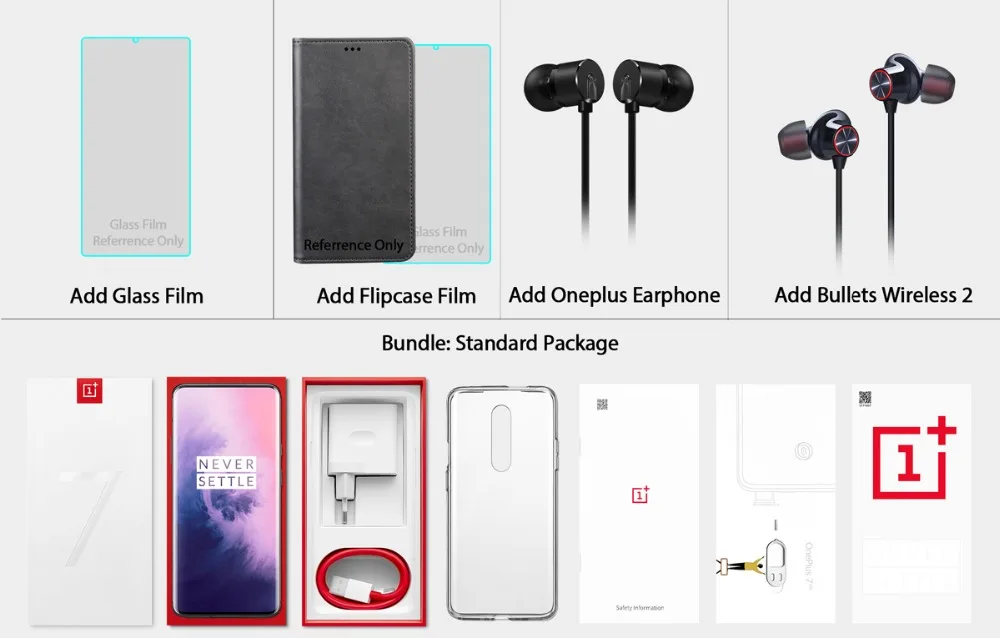Оригинальная глобальная версия Oneplus 7 Pro мобильный телефон 6 ГБ 128 ГБ Snapdragon 855 6,6" 90 ГГц 2 K экран 48MP NFC Android 9,0