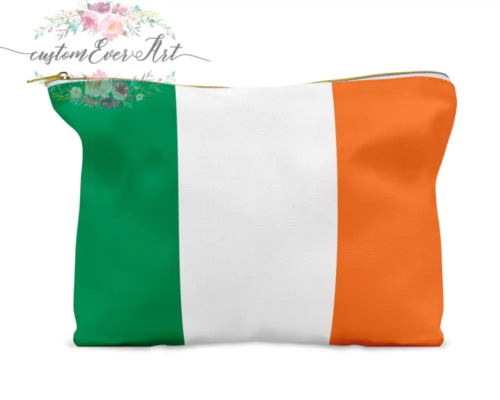 Ирландия косметичка Персонализированная маленькая на молнии сумка для подружки