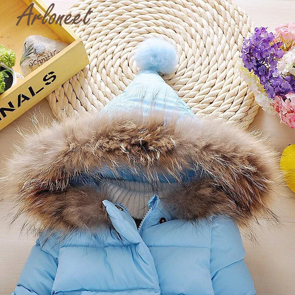 ARLONEET ультратонкая пуховая куртка с капюшоном для девочек детская парка